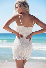 CUTE WHITE LACE DRESS