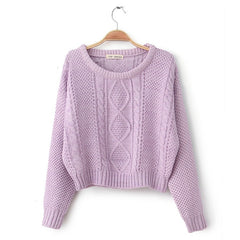 Fashion short woven sweaters