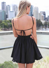 HOT BACKLESS SEXY STRAPS DRESS