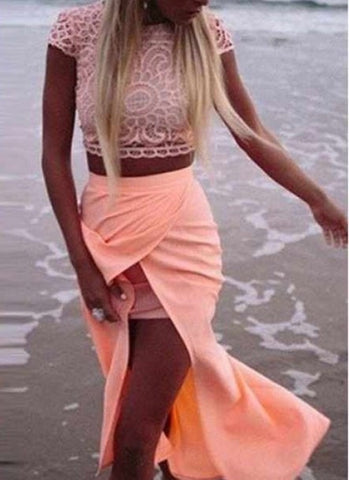 HOT TWO PIECE LACE DRESS