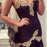 ON SALE GOLDEN LACE STITCHING BACKLESS LACE SEXY CONDOLE BELT