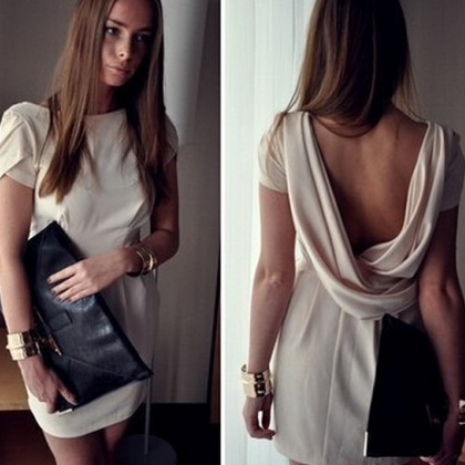 ON SALE BACKLESS CUTE HOT DRESS