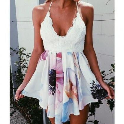 HOT ELEGANT LACE FLORAL ROMPER