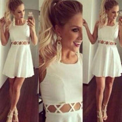 HOT WAIST HOLLOW OUT DRESS