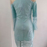 FAKE ONE WORD LACE DRESS
