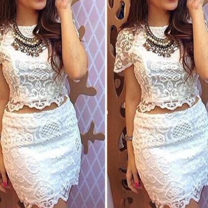 HOT TWO PIECE LACE DRESS