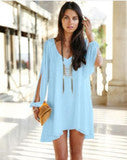 CUTE CHIFFON SHORT DRESS FASHION DESIGN