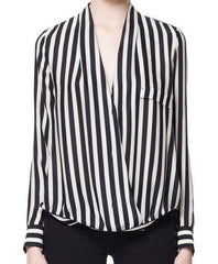 FASHION HOT IRREGULAR STRIPE SHIRT