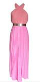 FASHION CUTE CHIFFON DRESS WITH BELT