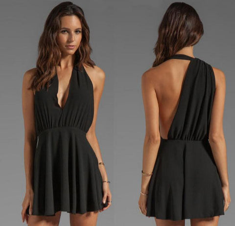 SEXY V CUTE DESIGN BACK DRESS