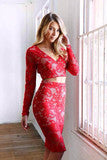 FASHION CUTE TWO PIECE LACE DRESS