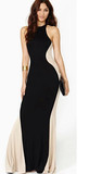 CUTE DESIGN LONG FASHION SHOW BODY DRESS