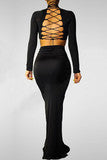 FASHION HOT LONG SEXY DESIGN DRESS TWO PIECES