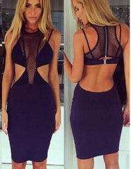 HOT LACE HOLLOW OUT SEXY DRESS