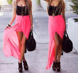 FASHION TWO-PIECE CHIFFON DRESS