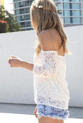 ONE WORD LACE TOP BLOUSE