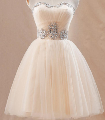 HOT STRAPLESS RHINESTONE DRESS