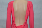 BACKLESS HOT SEXY SHOW BODY LONG SLEEVE DRESS