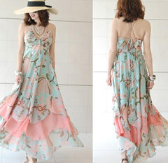 IRREGULAR CUTE CHIFFON DRESS