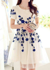 HOT HIGH QUALITY FLOWER DRESS