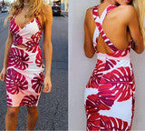 HOT FLOWER STRAP DRESS