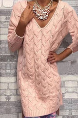 HOT HIGH QUALITY WOVEN SWEATER DRESS HIGH QUALITY NOT THE POOR